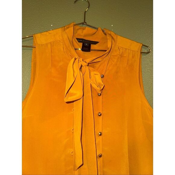 Silk Marc Jacob’s Mustard Blouse *note - Picture 2 of 16